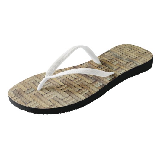 Rattan Teenslippers (Schuin)