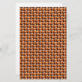 Rattan texture briefpapier (Voorkant / Achterkant)