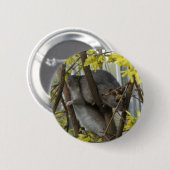 Ratte knuffelt knop ronde button 5,7 cm (Voorkant /achterkant)