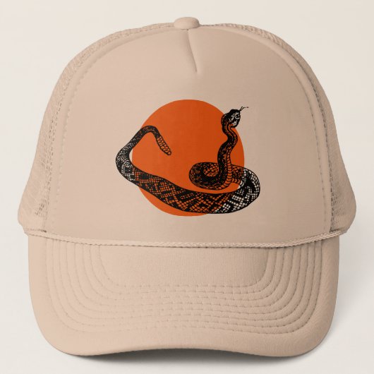 Rattelslang Trucker Pet (Voorkant)