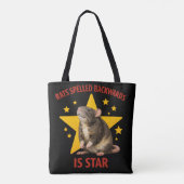 RATTEN achterstevoren gespeld is STER ! Grappig ra Tote Bag (Achterkant)
