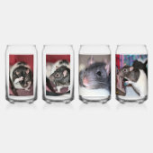 Ratten Blikvorm Glas (Voorkant)