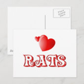 Ratten Briefkaart (Voorkant / Achterkant)