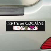 Ratten Bumpersticker (Op auto)