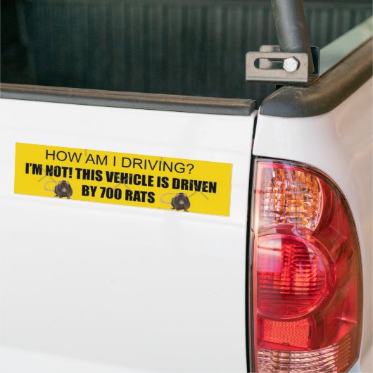 RATTEN - BUMPERSTICKER (Op Truck)