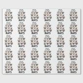 Ratten Dier We zijn op chat Grappige Ratten Cadeaupapier (Vlak)