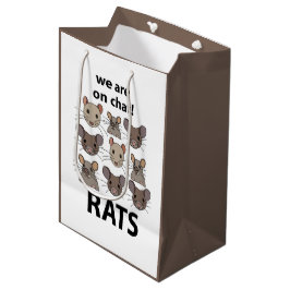 Ratten Dier We zijn op chat Grappige Ratten Medium Cadeauzakje
