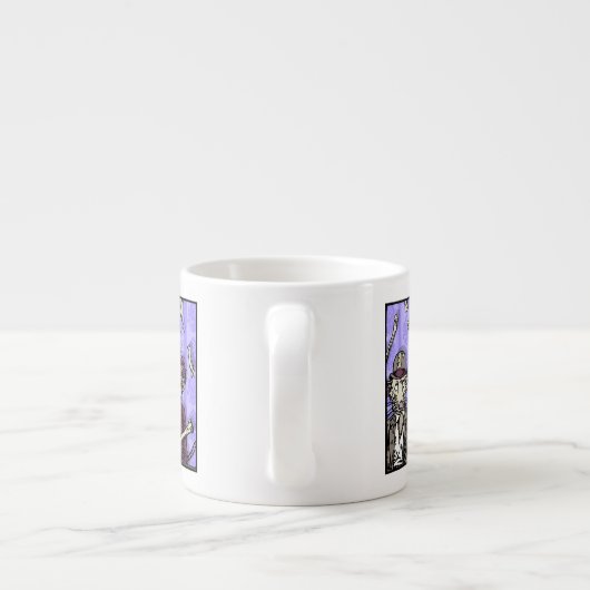 Ratten en Botten - Pop Gothic Nachtmerrie Surreal Espresso Kop (Achterkant)