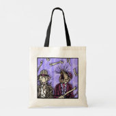 Ratten en Botten - Pop Gothic Nightmare Surreal Ar Tote Bag (Achterkant)