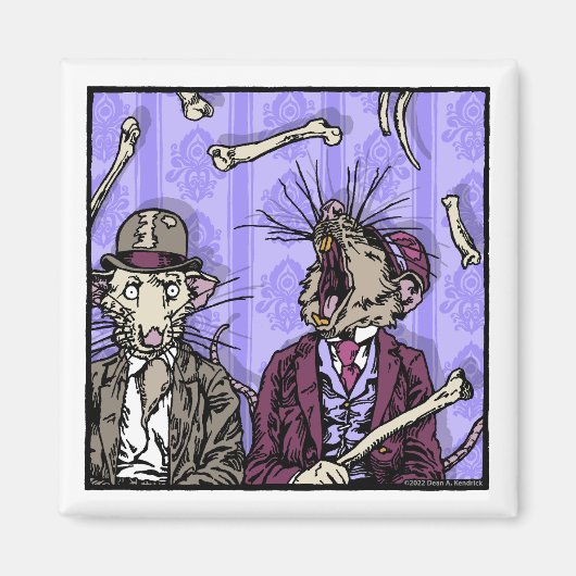 Ratten en Botten - Pop Gothic Nightmare Surreal Magneet (Voorkant)
