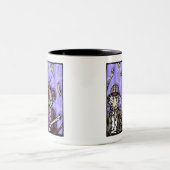 Ratten en Botten - Pop Gothic Nightmare Surreal Tweekleurige Koffiemok (Center)