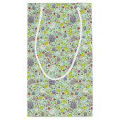 Ratten en muizen in het groen klein cadeauzakje (Achterkant)