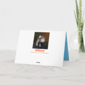 Ratten feesten verjaardagskaart kaart (Achterkant)