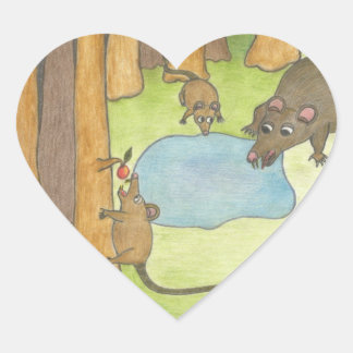 Ratten Hart Sticker