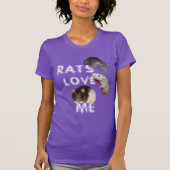 ratten houden van me T-shirt (Voorkant)