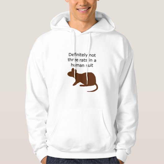 Ratten (met afbeelding) hoodie (Voorkant)