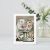 Ratten op een Briefkaart van de Datum (Staand voorkant)