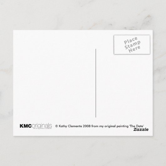 Ratten op een Briefkaart van de Datum (Achterkant)