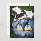 Ratten op het Briefkaart van de hersenen (Voorkant / Achterkant)