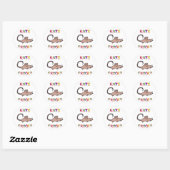RATTEN ROTSEN RONDE STICKER (Vel)