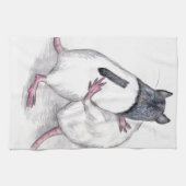 Ratten spelen keukenhanddoek (Horizontaal)