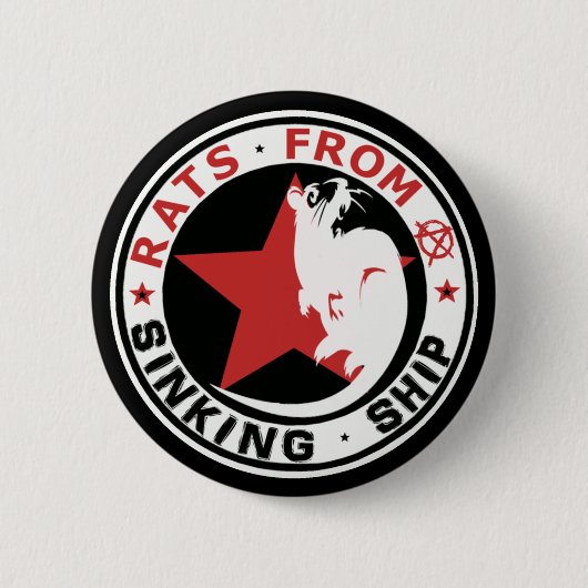 RATTEN VAN EEN ZINKBADGE VAN HET SCHIP RONDE BUTTON 5,7 CM (Voorkant)