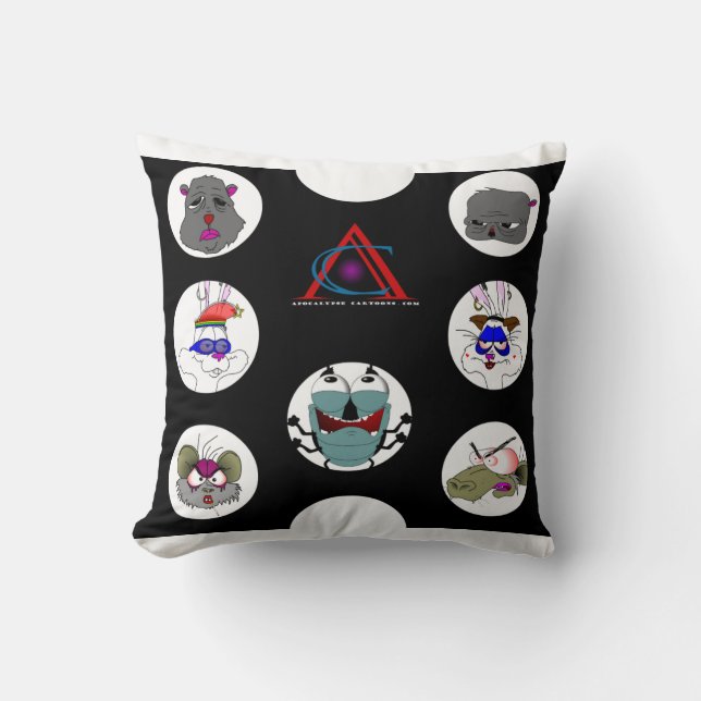 Ratten & Vrienden Kussen (Voorkant)