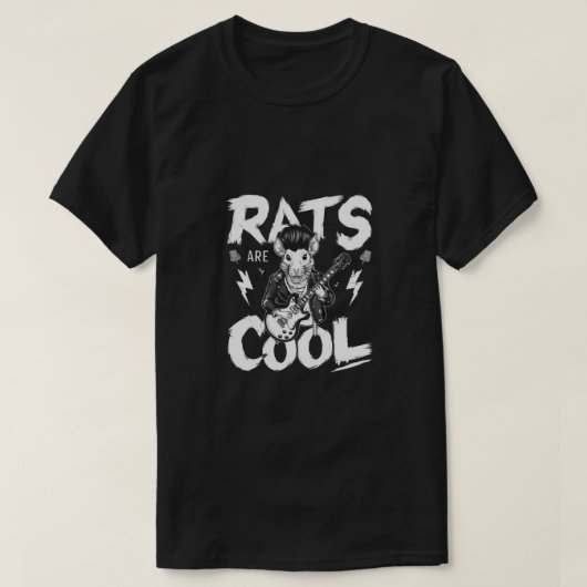 Ratten zijn cool t-shirt (Design voorkant)