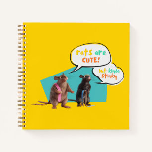 Ratten zijn schattig maar een beetje stinkend notitieboek