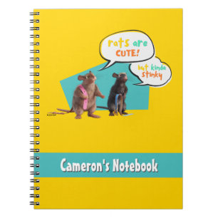 Ratten zijn schattig maar een beetje stinkend notitieboek
