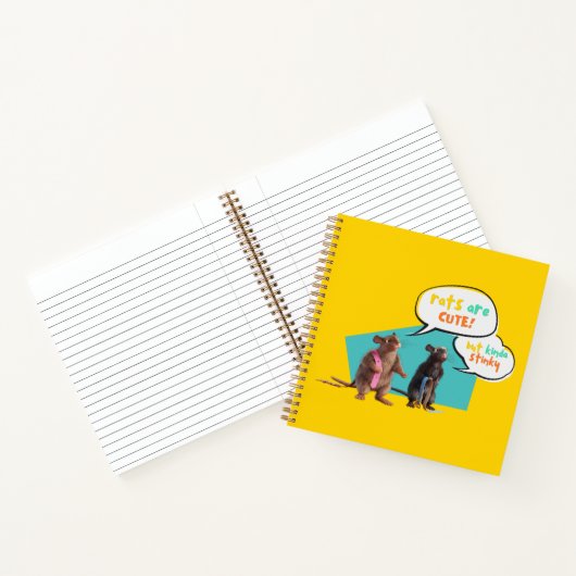 Ratten zijn Schattige, maar een beetje stinkend Notitieboek (Binnen)