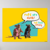 Ratten zijn Schattige, maar een beetje stinkend Poster (Voorkant)