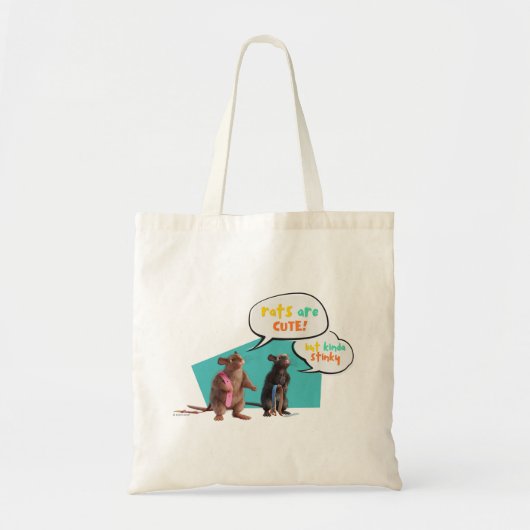 Ratten zijn Schattige, maar een beetje stinkend Tote Bag (Voorkant)