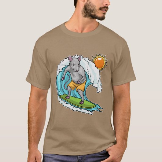 Ratten Zomer Surfer T-shirt (Voorkant)