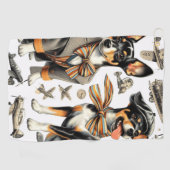  rattendrager naadloos golfhanddoek (Horizontaal)