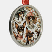 rattendrager naadloos metalen ornament (Rechts)