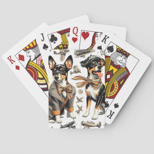 rattendrager naadloos pokerkaarten (Achterkant)