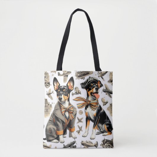 rattendrager naadloos tote bag (Voorkant)