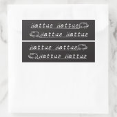 Rattenfiets embleem, sticker, sticker (Tas)