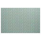 rattenfloralen turquoise stof (Yard (91,4 cm))
