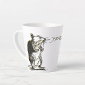 Rattenjaar emaille effect verjaardagslate mok (Linkerhoek)