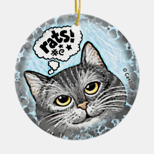 Rattenkat ornament (Voorkant)