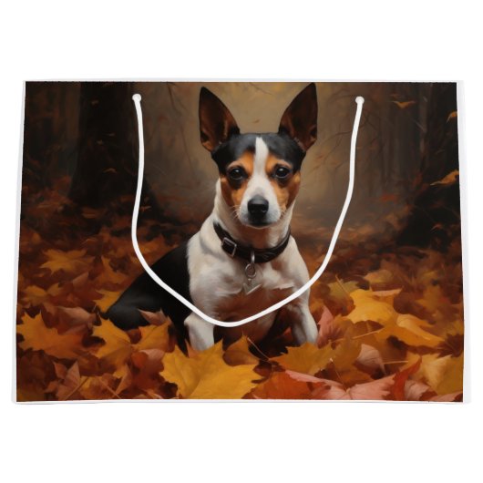 Rattenkruid in de herfst laat Herfst inspireren Groot Cadeauzakje (Voorkant)