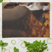 Rattenkruid in de herfst laat Herfst inspireren Theedoek (Gevouwen)