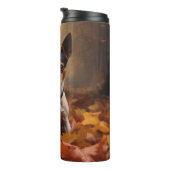 Rattenkruid in de herfst laat Herfst inspireren Thermosbeker (Geroteerd rechts)