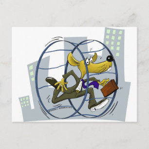 rattenrace briefkaart