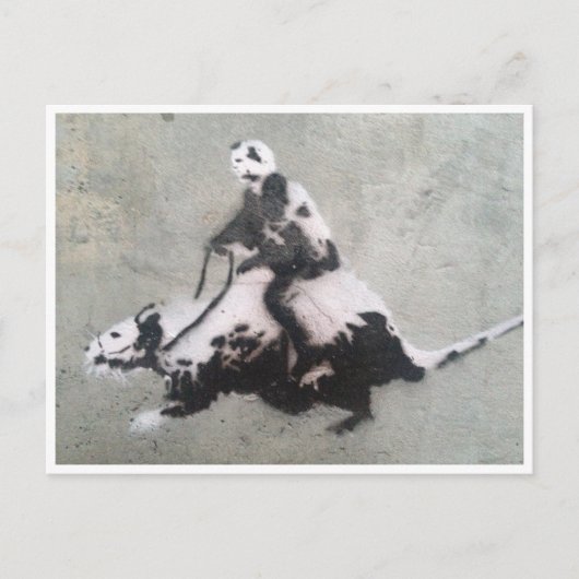rattenrace briefkaart (Voorkant)