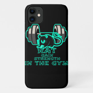 rattenversterking in de gym Case-Mate iPhone case