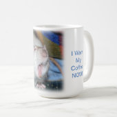 Rattie, ik wil NU mijn koffie! Koffiemok (Voorkant rechts)