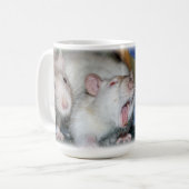 Rattie, ik wil NU mijn koffie! Koffiemok (Voorkant links)